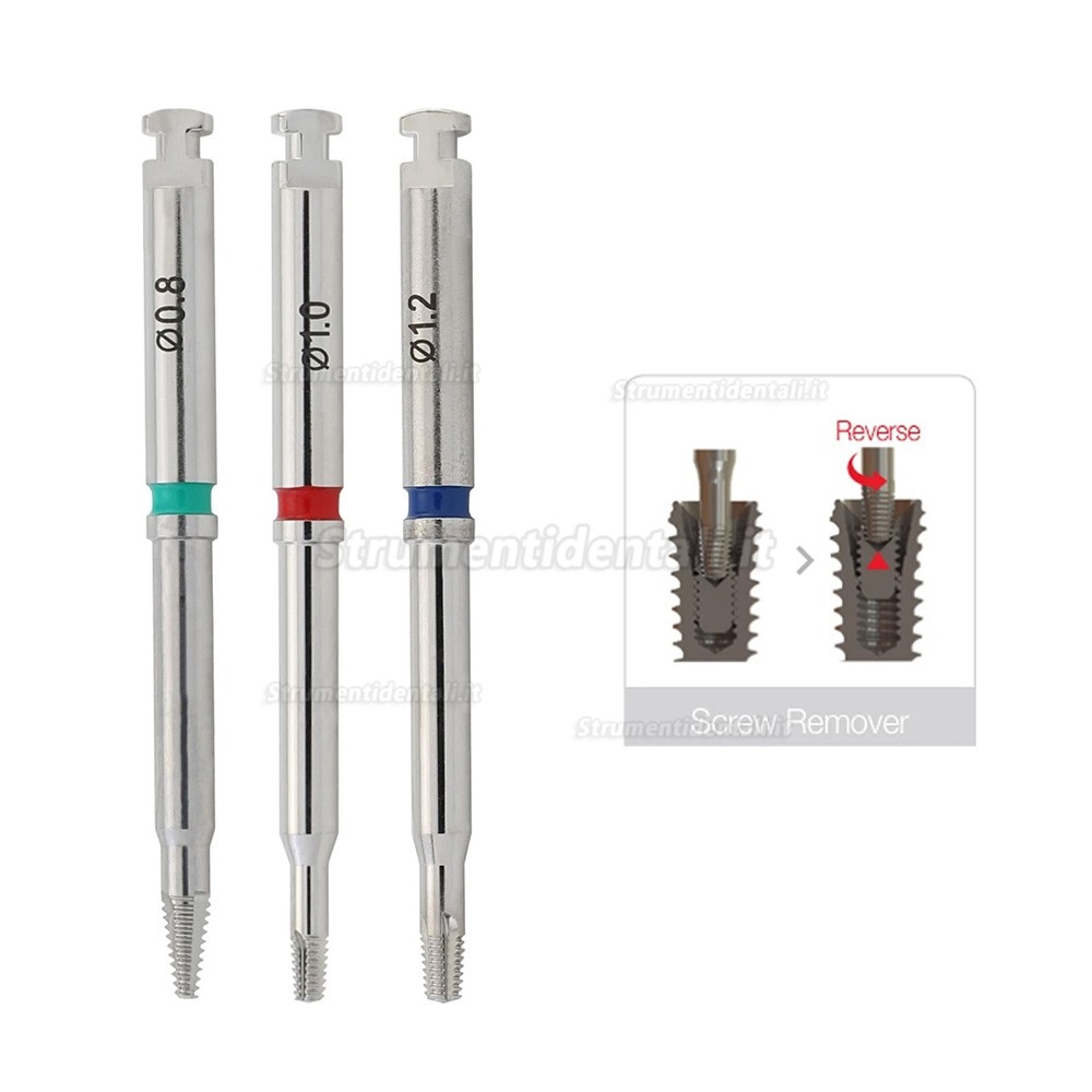Kit universale rimozione viti impianti compatibile con strumento di riparazione Neobiotech SR